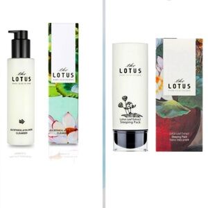 1 left! The Pure Lotus Cleanser & Sleeping Mask Set NWB